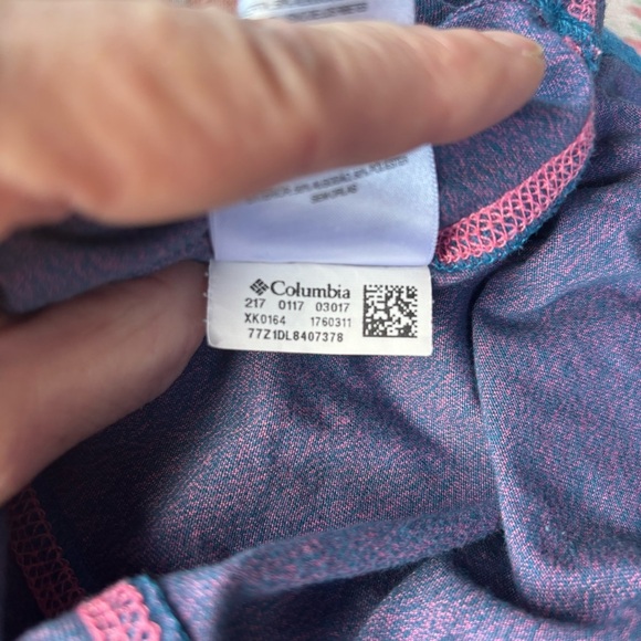 Columbia Women's Omni-wick Athletic Short Sleeve Tee in Purple - Picture 5 of 6